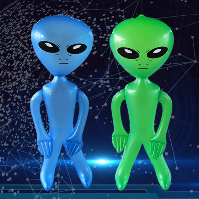 170cm Giant Alien Model Green Purple Blue Gray Pink ET Kids Adult Inflatable Toy Halloween Cosplay Brithday Party Supply Blow Up 5