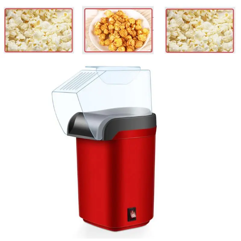 

Hot Air Popcorn Popper Maker Microwave Machine Delicious Healthy Gift Idea for Kids Self-made DIY Popcorn Movie Snack