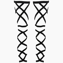 Подвязка в готическом стиле, пояс для женщин, сексуальное боди, бондаж, ремни для нижнего белья, чулки, Панк Рейв, свадебные подвязки, пояс для ног