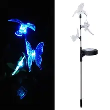 Открытый животных Солнечный Мощность LED-лампа для дорожек лампа производство Garden Stake газон пейзаж