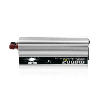 

2000W DC to AC Power Converter DC 12V to 110V AC Car Inverter Auto Transformer With Cooling Fan USB Car Adapter