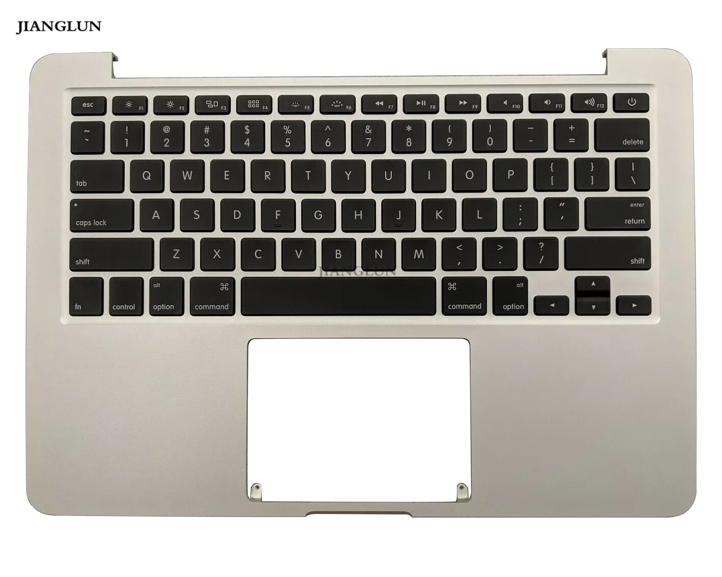Подставка для рук ноутбука JIANGLUN корпус с клавиатурой MacBook Pro A1502 13 3 дюйма серебро