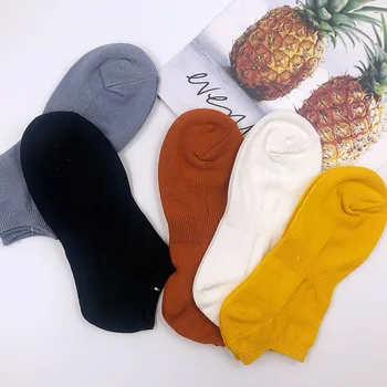 

lot Men Cotton Ankle Socks For Men's Business Spring Summer Casual Solid Color Short Socks Male Sock Slippers Meias