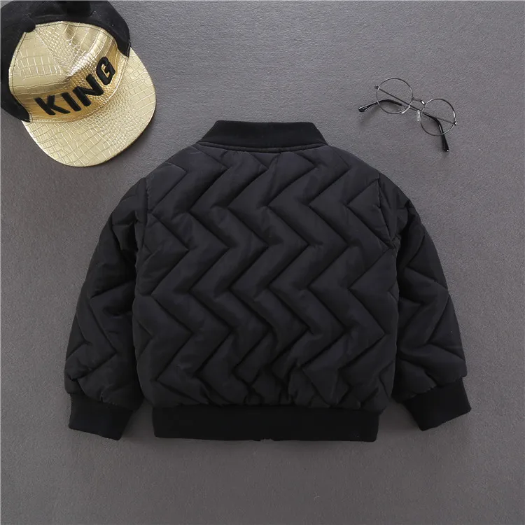 Boys Jacket Autumn And Winter Girls Clothes New Kids Children Boys Jacket Cotton Foreign Baseball Girls Clothes Coat