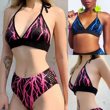 

Women Ladies Beach Style Sexy Sleeveless Halter Crop Tops Bralette Padded Bra Push Up Wireless Lingerie Underwear