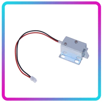 

6V12V Mini Small Electric Lock Electromagnetic Solenoid Intelligent Auto Lock Electric Control Door Cabinet Drawer Lock for Home