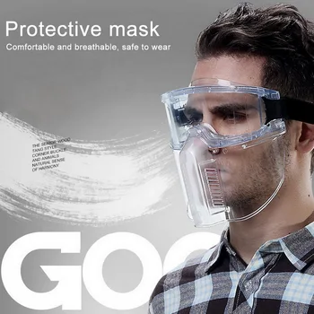 

Adult Laboratory Operating Room Goggles Anti- Anti-shock Windproof Mask Goggles Dust-proof Glasses Mask