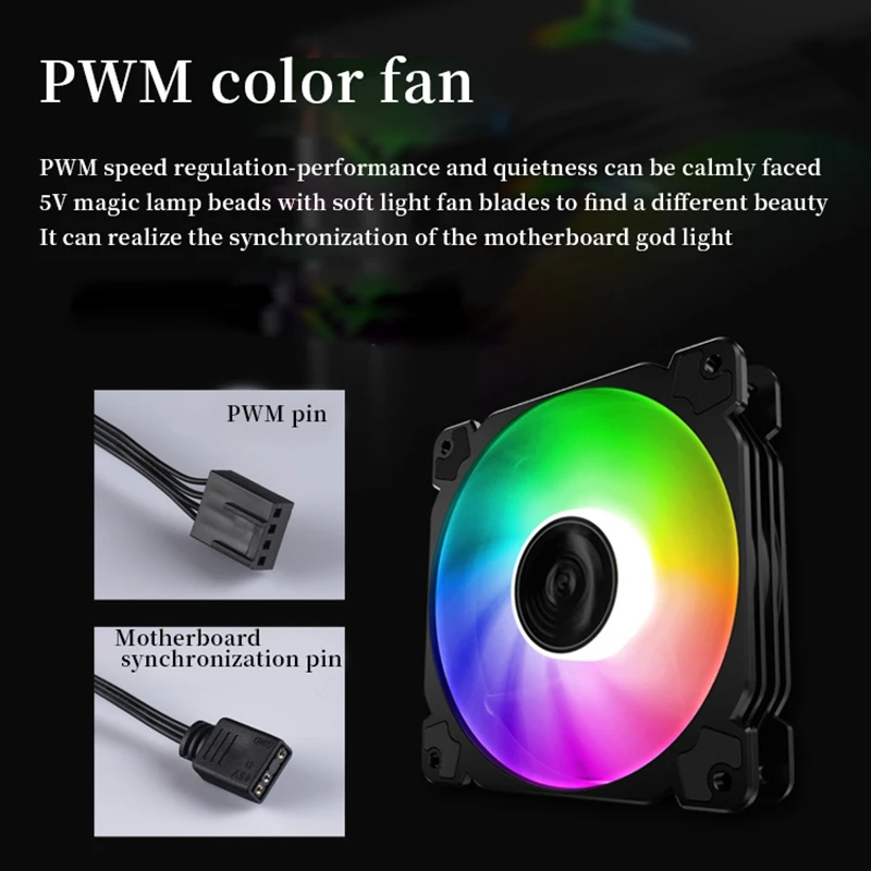 Jonsbo Cpu кулер 4 тепловые трубы башня радиатор 120 мм ШИМ 12 в синхронизация Rgb Led