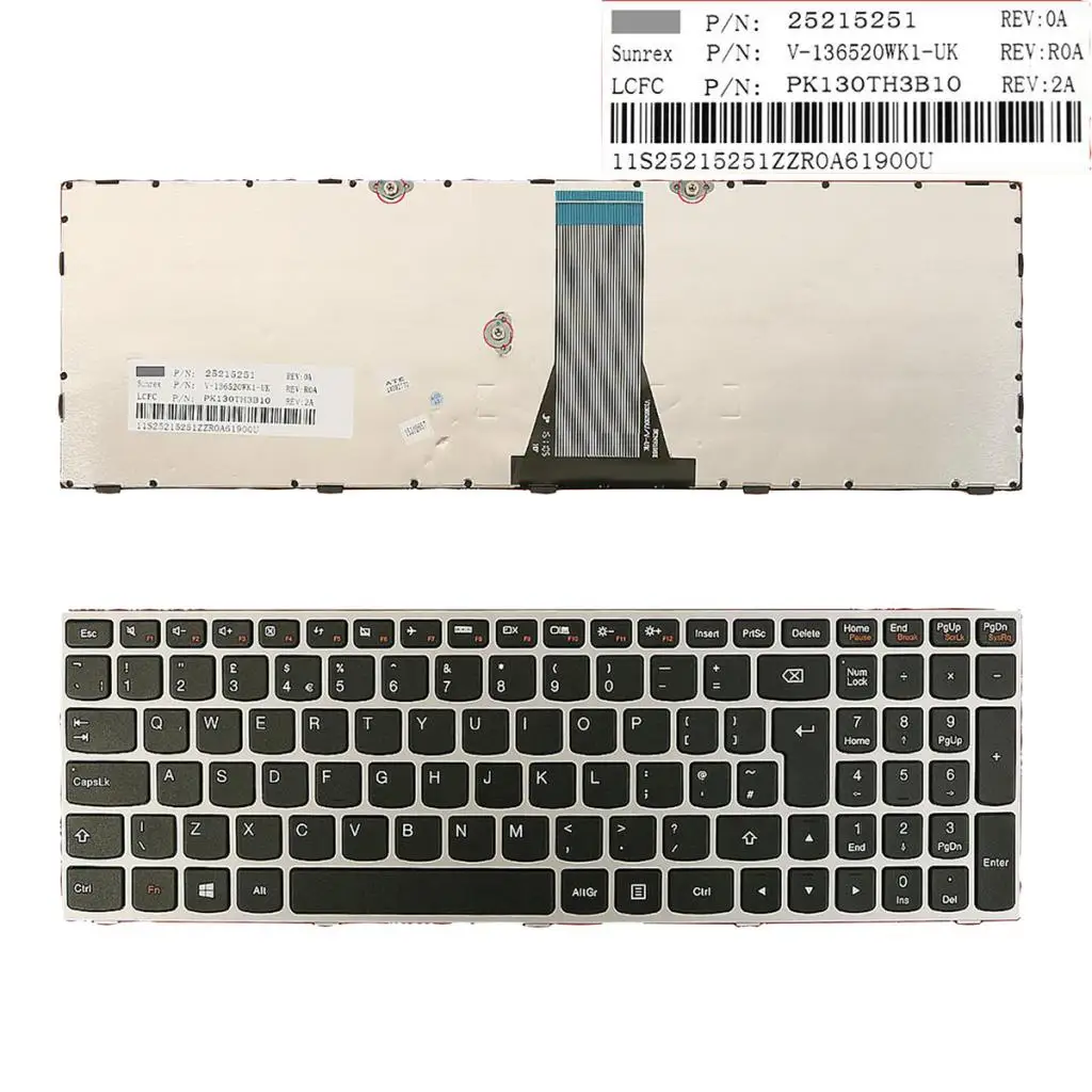 Keyboard Replacement for Lenovo G50 Z50 B50-30 G50-70A G50-70H G50-30 G50-45 G50-70 G50-70m Z70-80 Laptop Replacement Keyboards