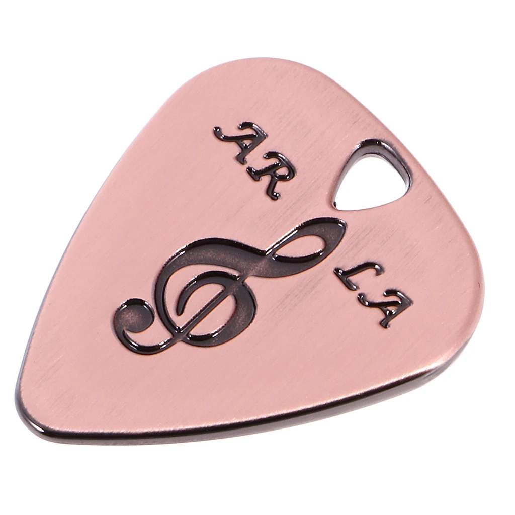 Metal Guitar Pick Plectrum for Bass Acoustic Electric Guitar Replacement Part Bronze Musical Stringed Instruments Accessories