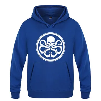 

Hoodies Men Movie Captain America Hydra Printed Mens Hoodie Fleece Long Sleeve Men's Sweatshirt Tracksuit Pullover Moletom Hot