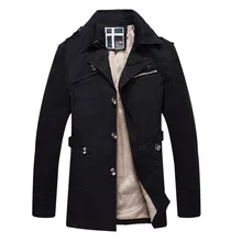 Корейский стиль отложной воротник одна кнопка Slim Fit Jaqueta Motoqueiro Couro длинная куртка для мужчин мужские байкерские ветровки