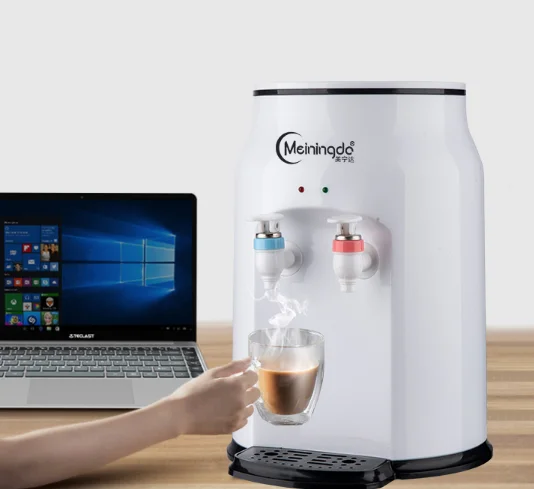 Desktop refrigeration heating home dormitory students desktop office vertical small water dispenser J03