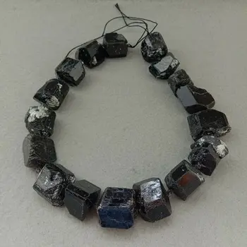 

Black Tourmaline Nugget Rough Raw Matte Tourmaline Organic Freeform stone 15"