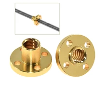 

3D Printer Accessoris Copper Trapezoidal Lead Screw Nut T8 pitch 2mm for Lead 2/8mm screw stepper motor rail screw CNC
