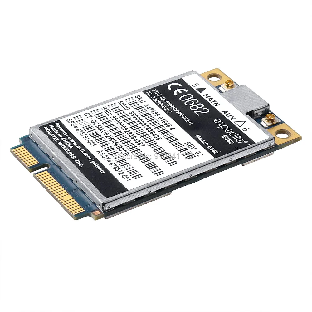 LTE/EV-DO 모바일 광대역 모듈 WWAN 카드 E362 675791-001/634513-001 HP ELITEBOOK 8570W lt2522 용