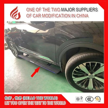 

Aluminium alloy Automatic scaling Electric pedal side step running board with light for Envision 2014 2015 2016 2017