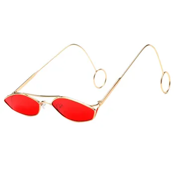 

Fashion Trend Woman Irregular Shape Sun Glasses Personality Trend Street Style Men's And Women's Earrings Sunglasses