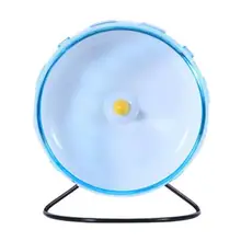  Plastic Round Hamster Entertainment Educational Toy Hamster Mouse Guinea Pig Jogging Sports Wheel Running Spinner Exercise Toy 
