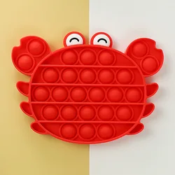 Mini jouet sensoriel en forme de crabe pour adulte et enfant, anti Stress et anti Stress 