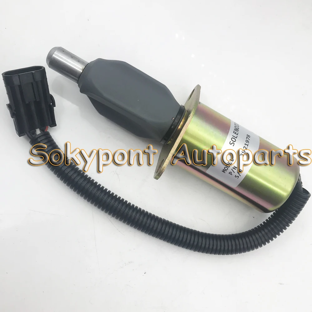 Соленоид отключения подачи топлива 3921978 Подходит двигателя 6CT/6CTA 12V