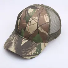 

Outdoor Multicam Camouflage Adjustable Cap Mesh Unisex Military Army Baseball Cap Fishing Hunting Hiking Snapback Hat Men'S Cap