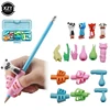 16pcs Pencil holder Grip Children Cute Pen Handle Rod HandWriting Aid Guide Hold Pen Posture Correction for kids gift stationery 4
