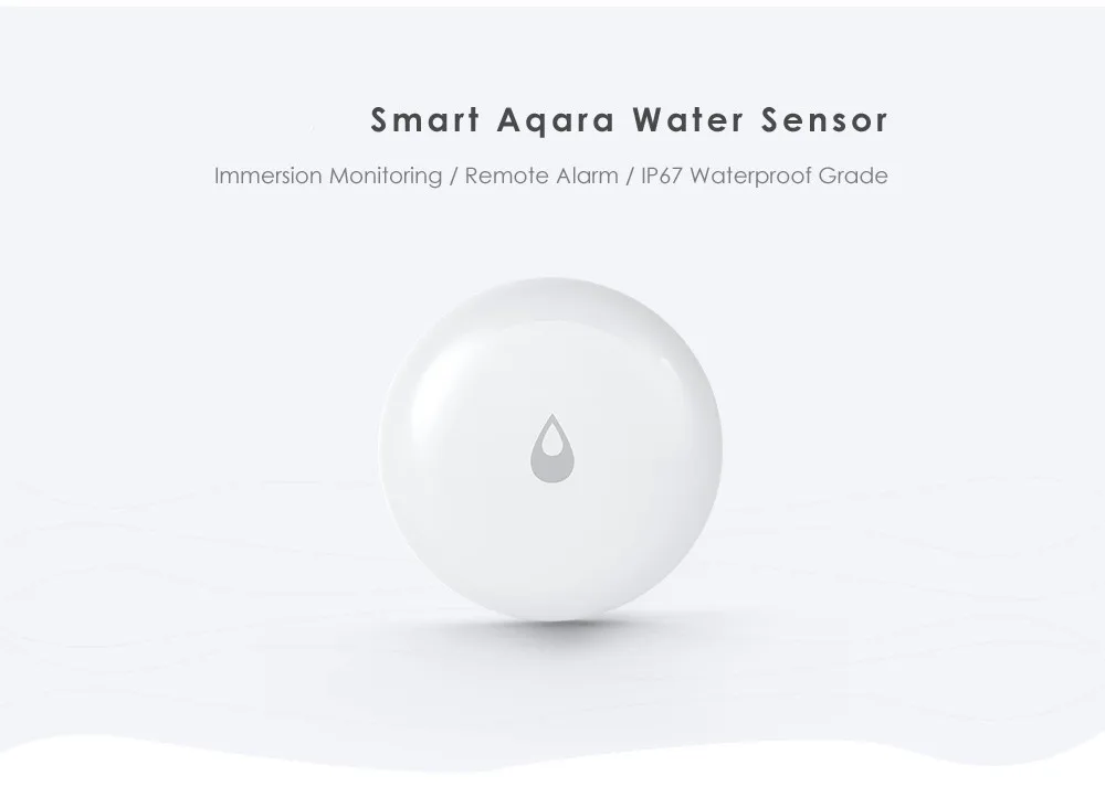 Wholesale original aqara Flood sensor Water Immersing Sensor IP67 Waterproof Remote Alarm Work For Mi home Smart Home (2)