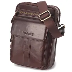 Кожаный мужской портфель, винтажная деловая сумка для компьютера, модные сумки-мессенджеры, мужская сумка на плечо, мужские