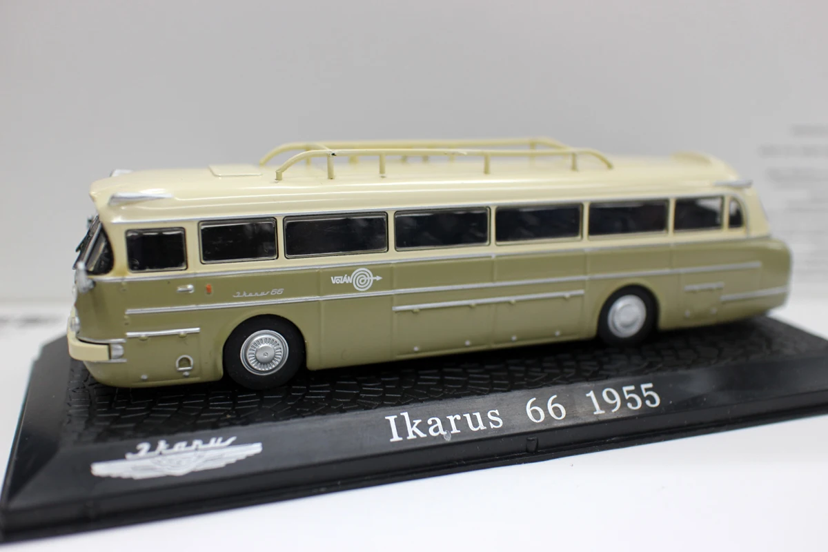 Коллекция новых выпусков Atlas 1/72 Ikarus 66 1955 модель из литых под давлением автобусов
