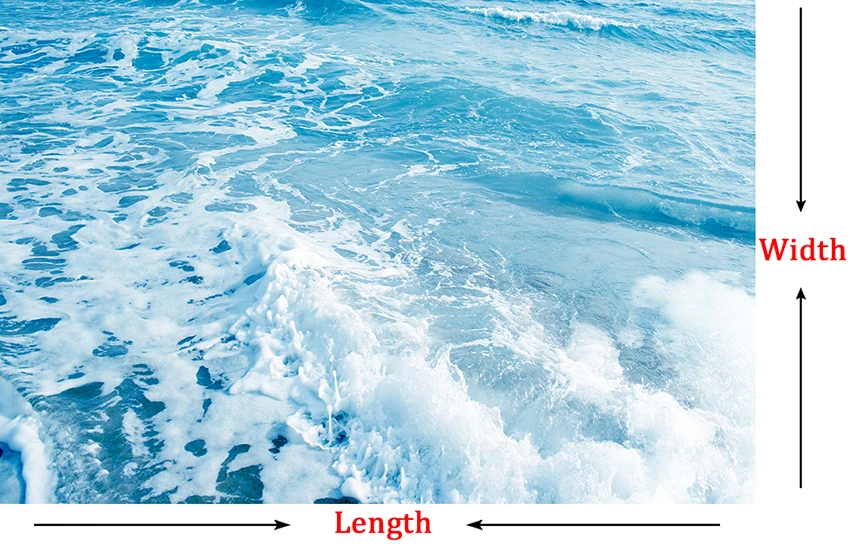 Custom 3D Floor Mural Wallpaper Sea Water Waves Floor Sticker Paintings Wear Non-slip Self-adhesive PVC Waterproof Floor Murals