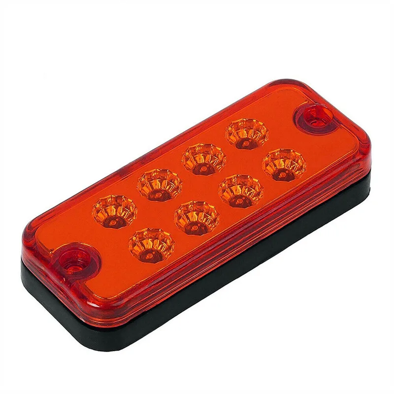LED Marker Lights 1 piece 4" 8LED Trailer Side Marker Turn Light Lamp Truck