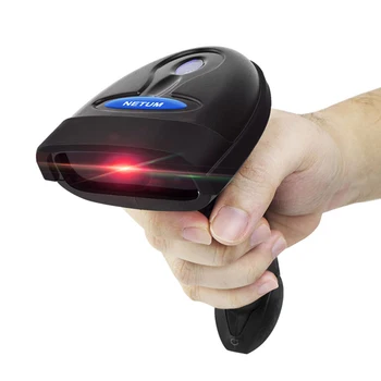 Handheld Wirelress Barcode Scanner AND NT-1228BL Bluetooth 1D/2D QR Bar Code Reader PDF417 for IOS Android IPAD 1