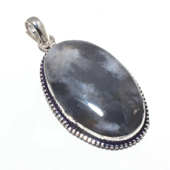 

Jaspers Pendant Silver Overlay over Copper Jewelry Woman gift , 60 mm, P7926