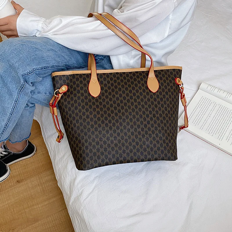 

High Grade Sense Western Style One-Shoulder Armpit Big Bag Women's Fashion 2020 New Style Fashion Simple Versatile Large-Volume