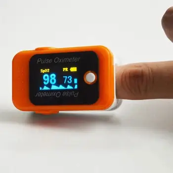

1Pc Finger Clip Oximeter SpO2 Monitor Oxyhemoglobin Saturation Monitor Finger Clip Heart Rate Monitor Rate without Battery
