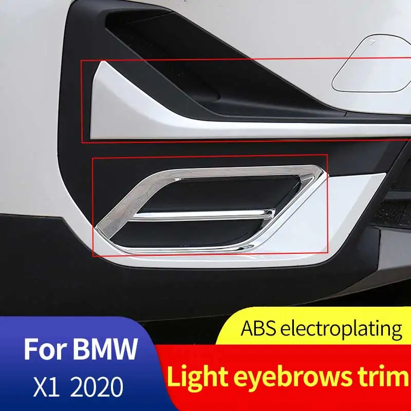 

Fog lamp decorative frame Light eyebrows trim Car rear back Glass Wiper Frame Trim tail window trim For BMW X1 2020
