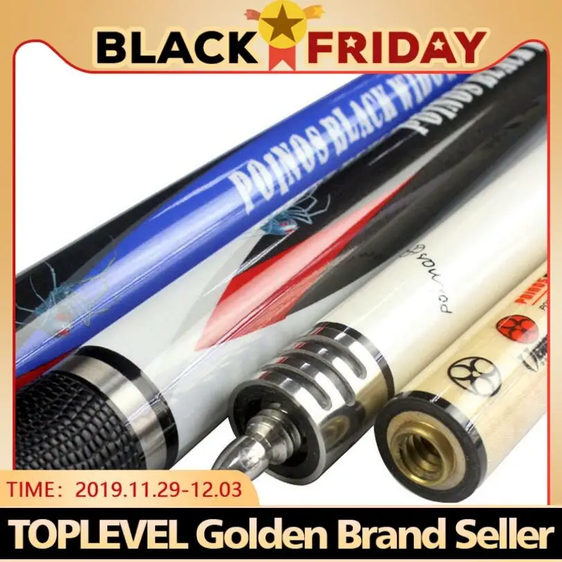 

New Arrival POINOS V900 Series Billiard Pool Cues Stick Kit Maple Professional 11.5mm/10mm Tips Three Colors Made In China 2019