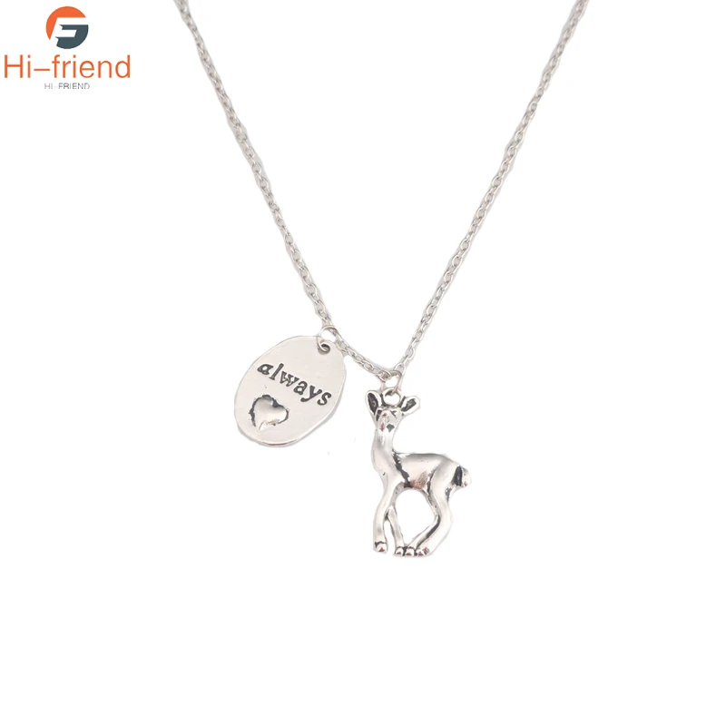 Модные ювелирные изделия Очаровательное ожерелье с подвеской Снейп и Лилия |