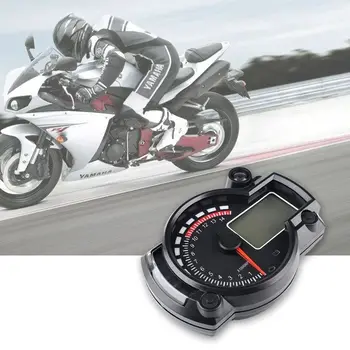 

7-Color LED Motorcycle RX2N ATV LCD Digital Speedometer Tachometer Meter 15000rpm