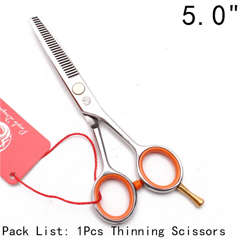Z1017 Yin T 5N Professional Hair Scissors Z1017 4.5" 5" 5.5" JP Steel Barber Shear Thinning Shears Hair Cutting Scissors Detachable Finger Rest - Цвет: Z1017 Yin T 5N