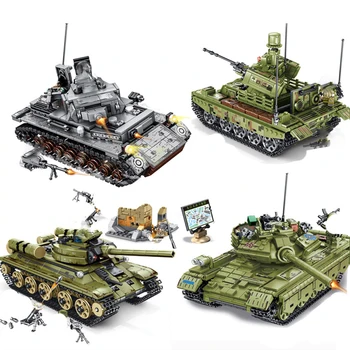 

Optional War Simulation Aircraft Tank Jeep Battleship Military Confrontation Game Building Blocks Boy Puzzle Kit Toy Gifts