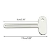Semicircular Metal Manual Toothpaste Squeezer Stainless Steel Dispenser Tube Squeezer Hand Cream Tube Key Set Practical 6