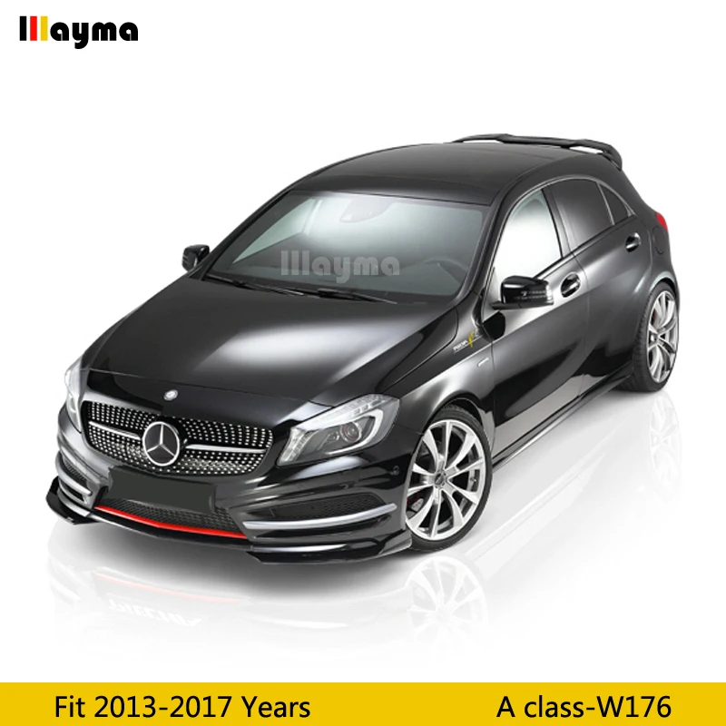 PIECHA Стиль волокна стеклянной крышей крыло спойлер для Benz класс A180 A200 A250 W176 2013 2017