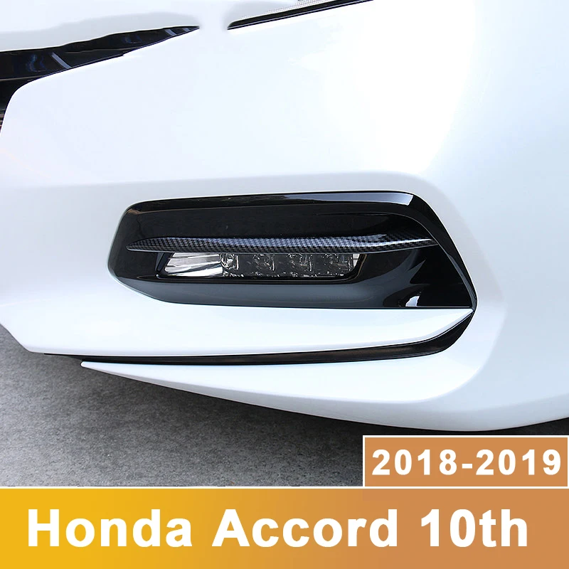Передние противотуманные фары из углеродного волокна для Honda Accord 10 2018 2019 чехлы