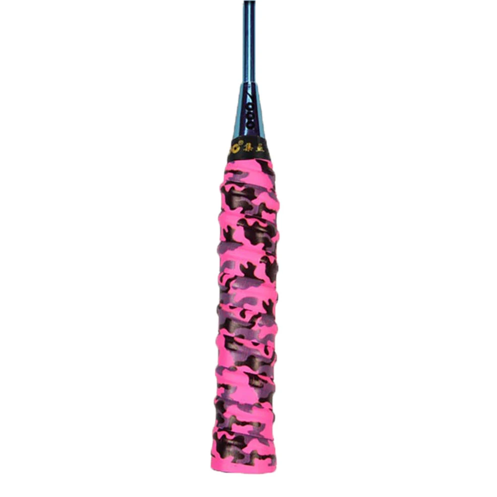 Камуфляжная печать противоскользящая ручка для бадминтонной ракетки нарукавник для тенниса padel над захватом пот полоса для удочки обмотка