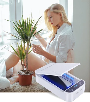 

SE9 Multi-function UV Light Sterilizer Box Ultraviolet Disinfection Cabinet Dryer UV Sterilizer Box for Masks Phone Jewelry