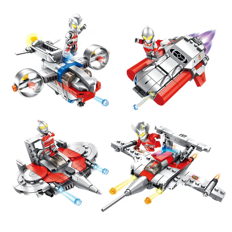 

Pan luo si Genuine Ace Primary Jack Taylor Altman Spaceship Children Fight Inserted DIY Building Blocks Toy