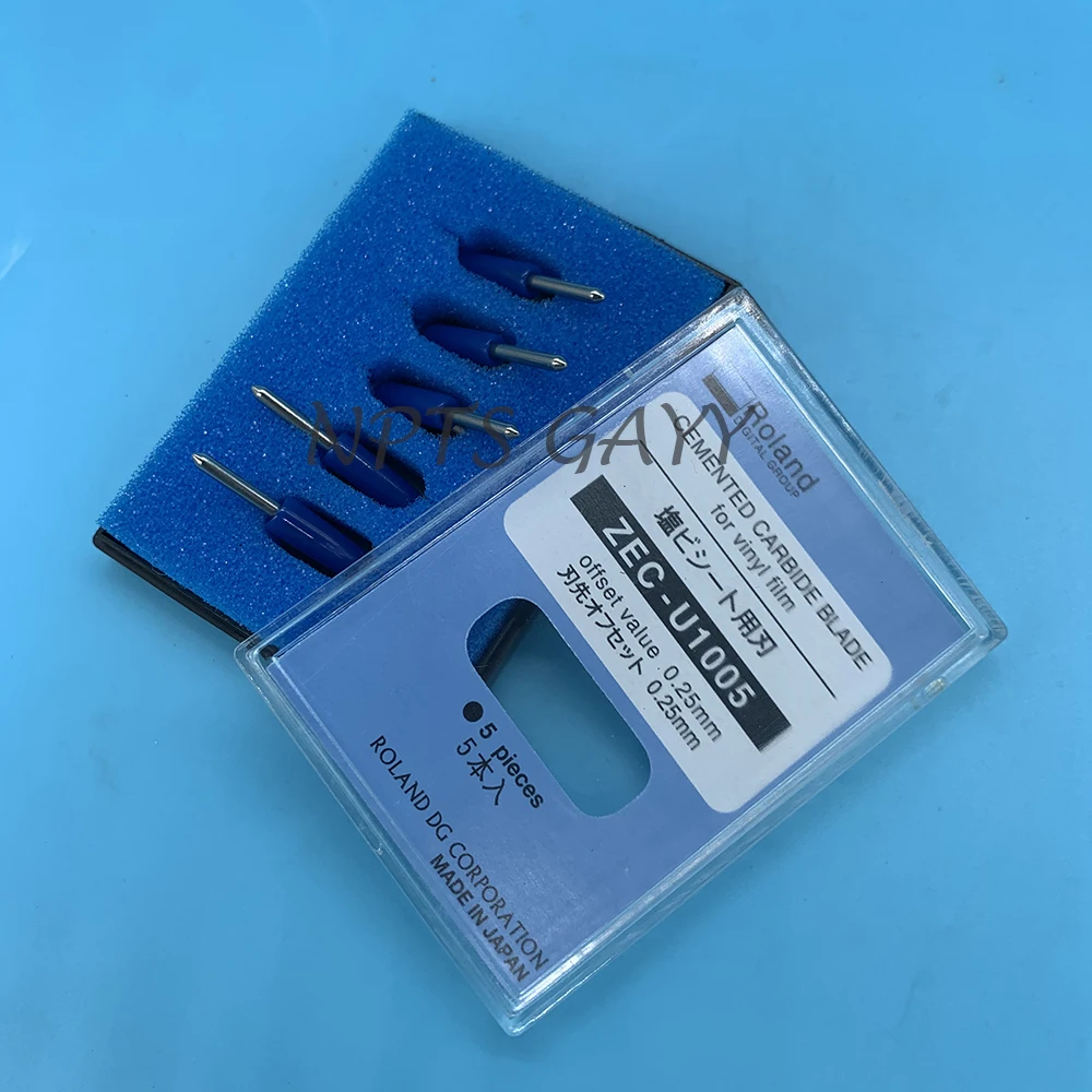 5 Pz Importato 45 Gradi Roland Taglio Plotter Lame Coltello Zec-U1005 Per Roland Xc-540 Sp-300 Vs-540 Vs-640 Coltello Stampante