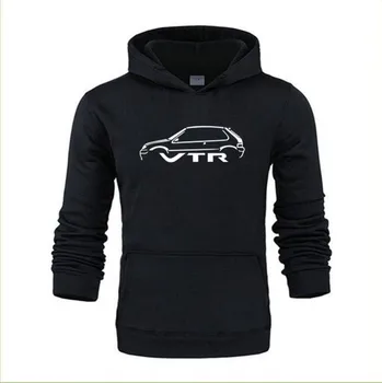 

Men's Printed hoodies High quality XS-4XL Autumn Men FOR SAXO Citroen VTR CAR hoodies Autumn Cotton Skateboard hoodies